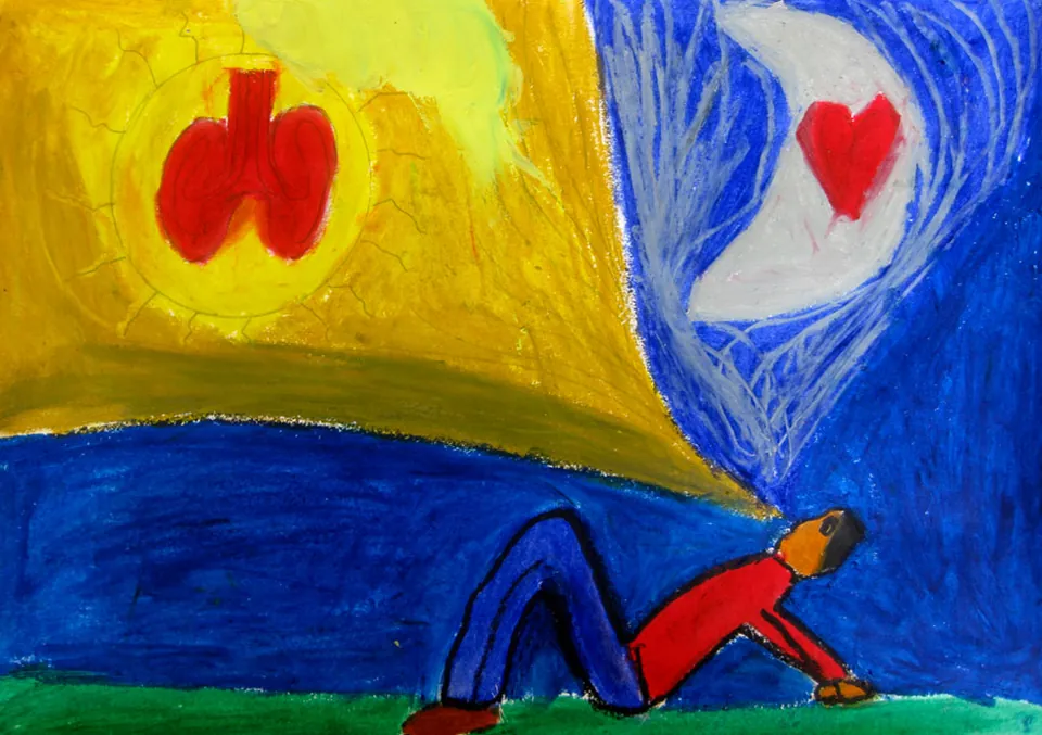 Colourful artwork from the Art for Life collection