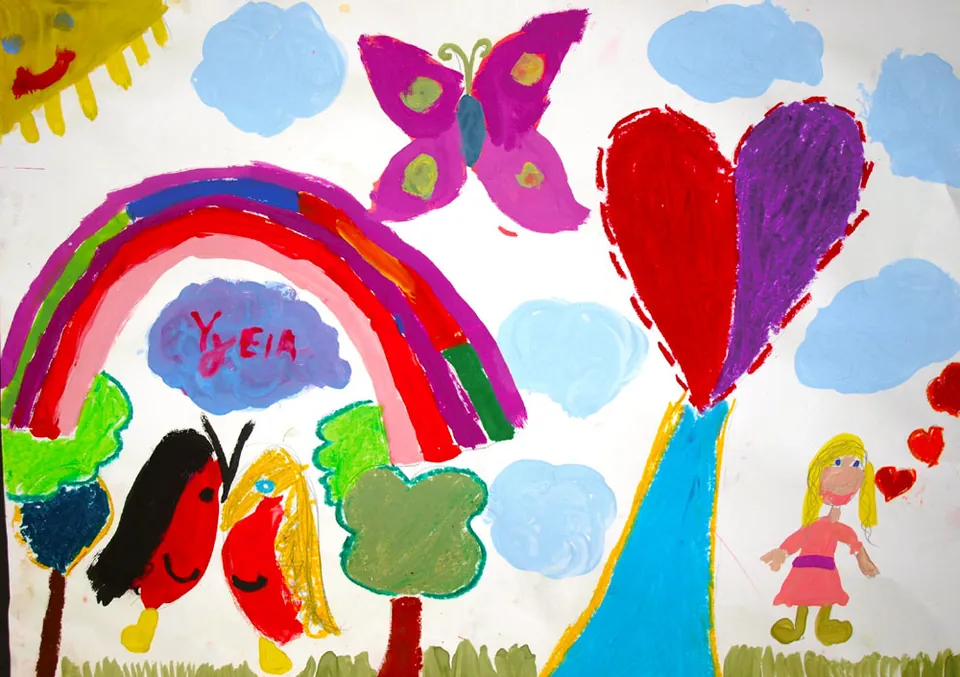 Young artist's work from the Art for Life collection
