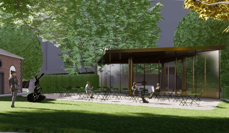 Concept view of the proposed sculpture park entrance